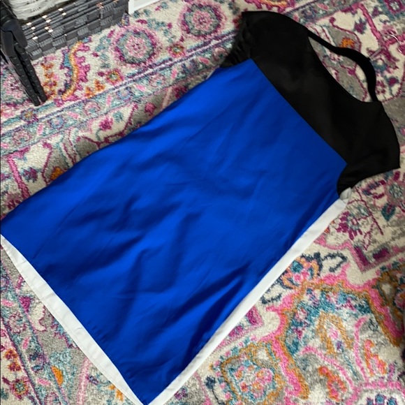 Express Color Block Shift Dress - Picture 2 of 5